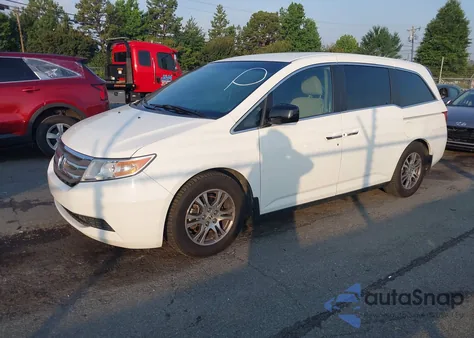 2012 Honda Odyssey Ex from USA, damaged, VIN 5FNRL5H45CB096572